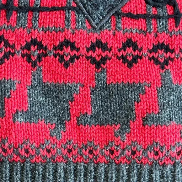 Belle Points | Vintage Cotton Blend Dog Sweater Vest - Picture 8 of 11